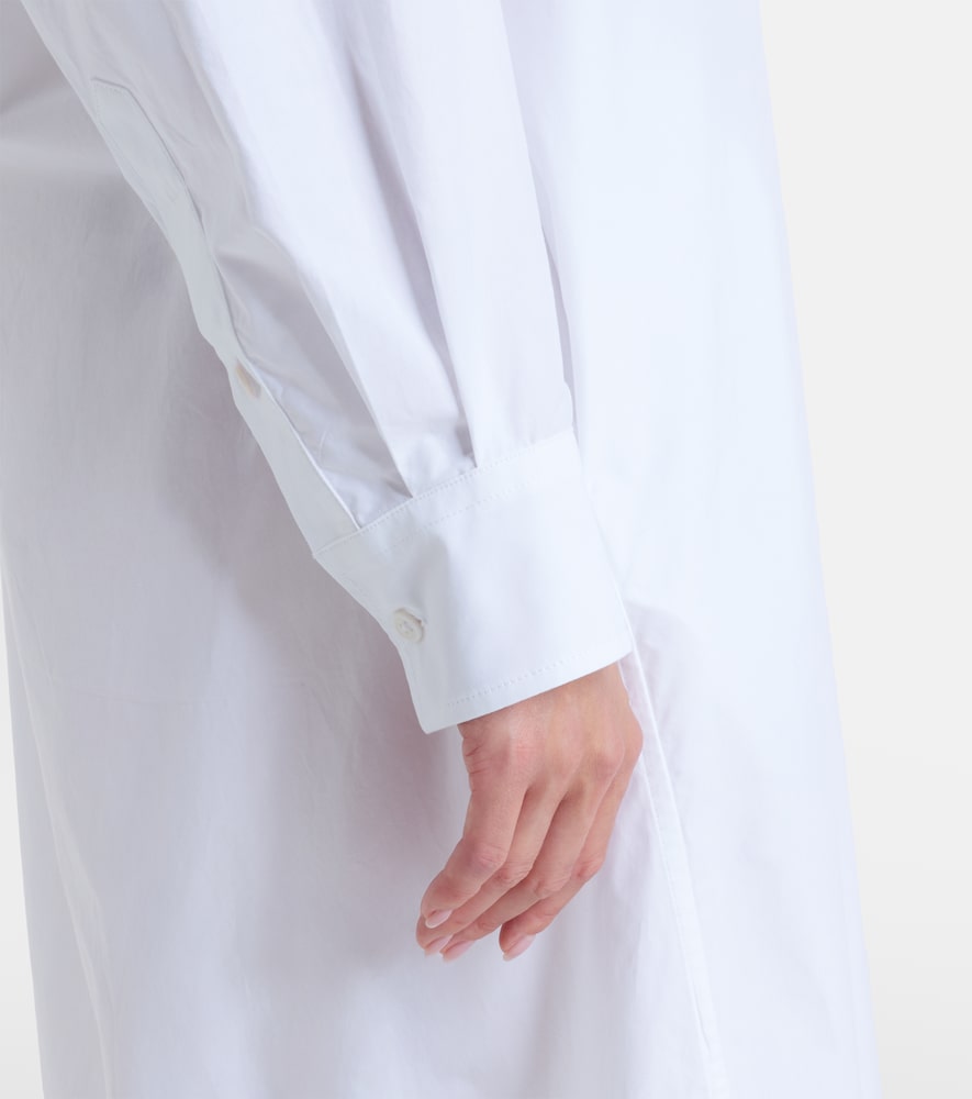 Bloom cotton poplin shirt dress