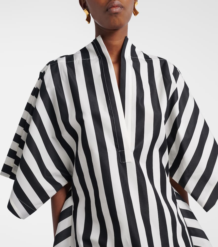 Moisson striped cotton and silk tunic