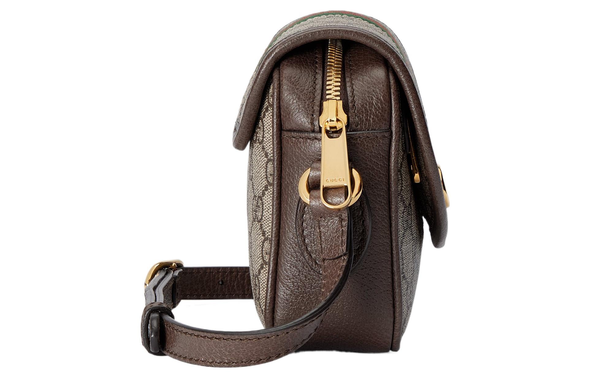 (WMNS) Ophidia GG Mini Shoulder Bag 'Beige'