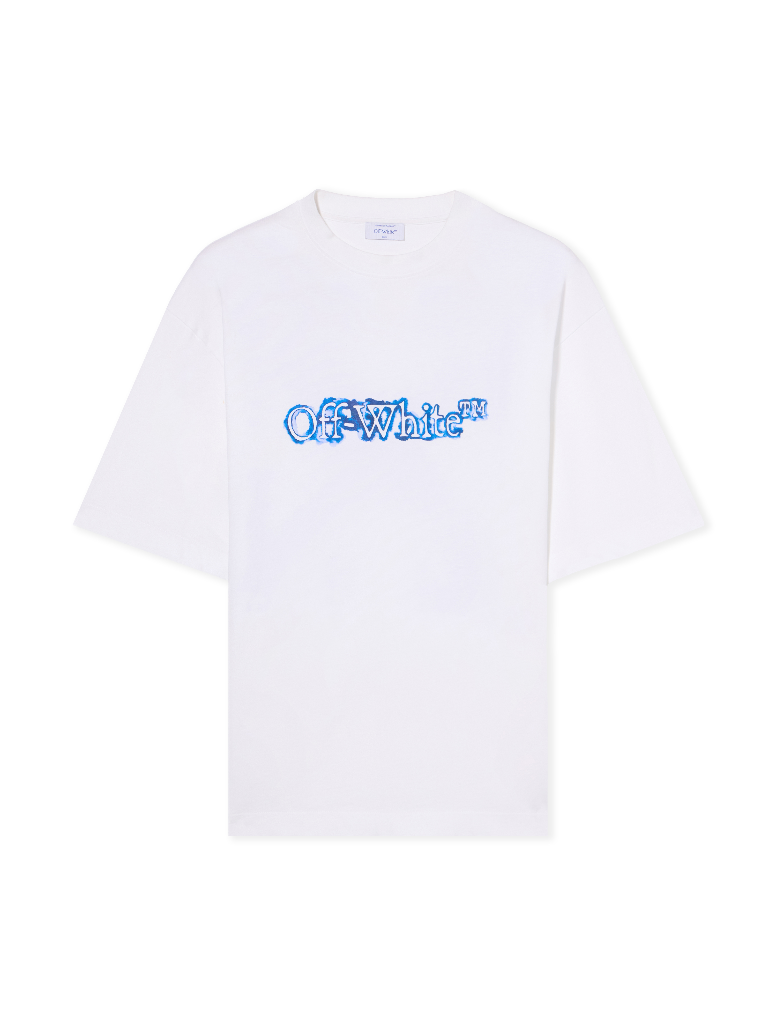 Cloudy Arrow Skate Logo T-shirt - Male T-shirts White