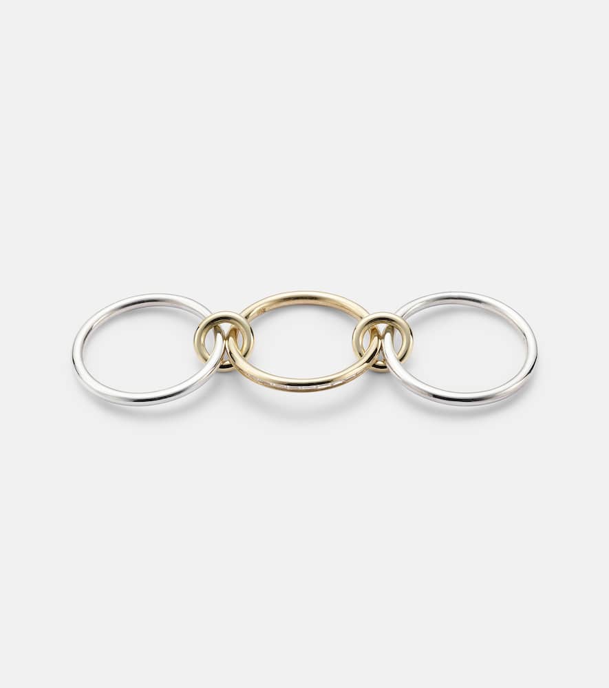 Spinelli Kilcollin Sonja SG 18kt gold and sterling silver ring with diamonds