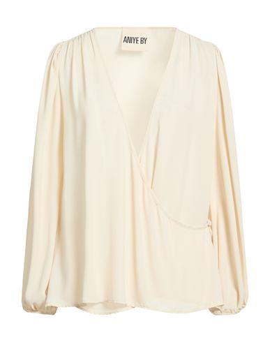 Woman Top Beige Size M Polyester