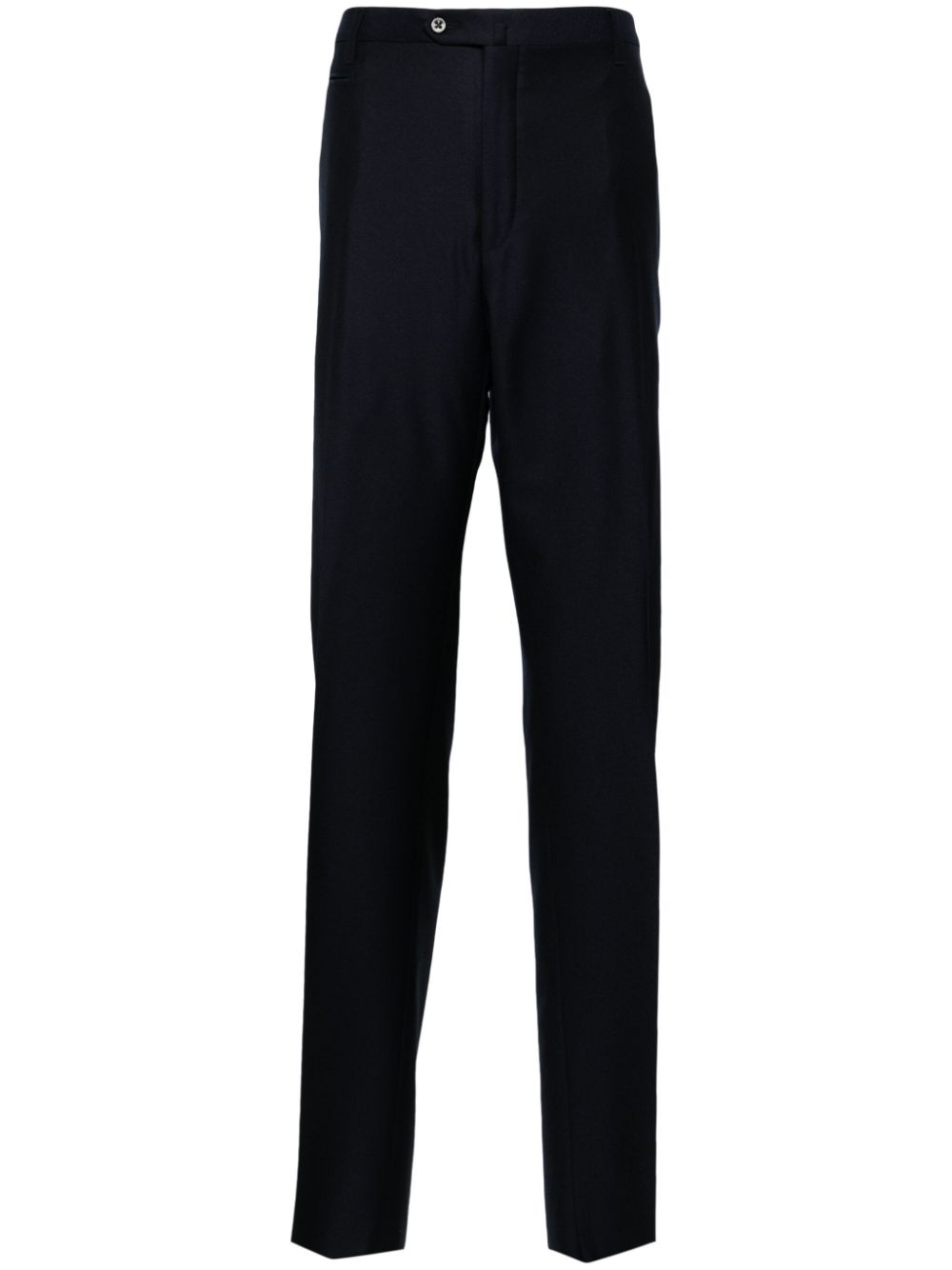 Mid-rise tailored trousers - Blue
