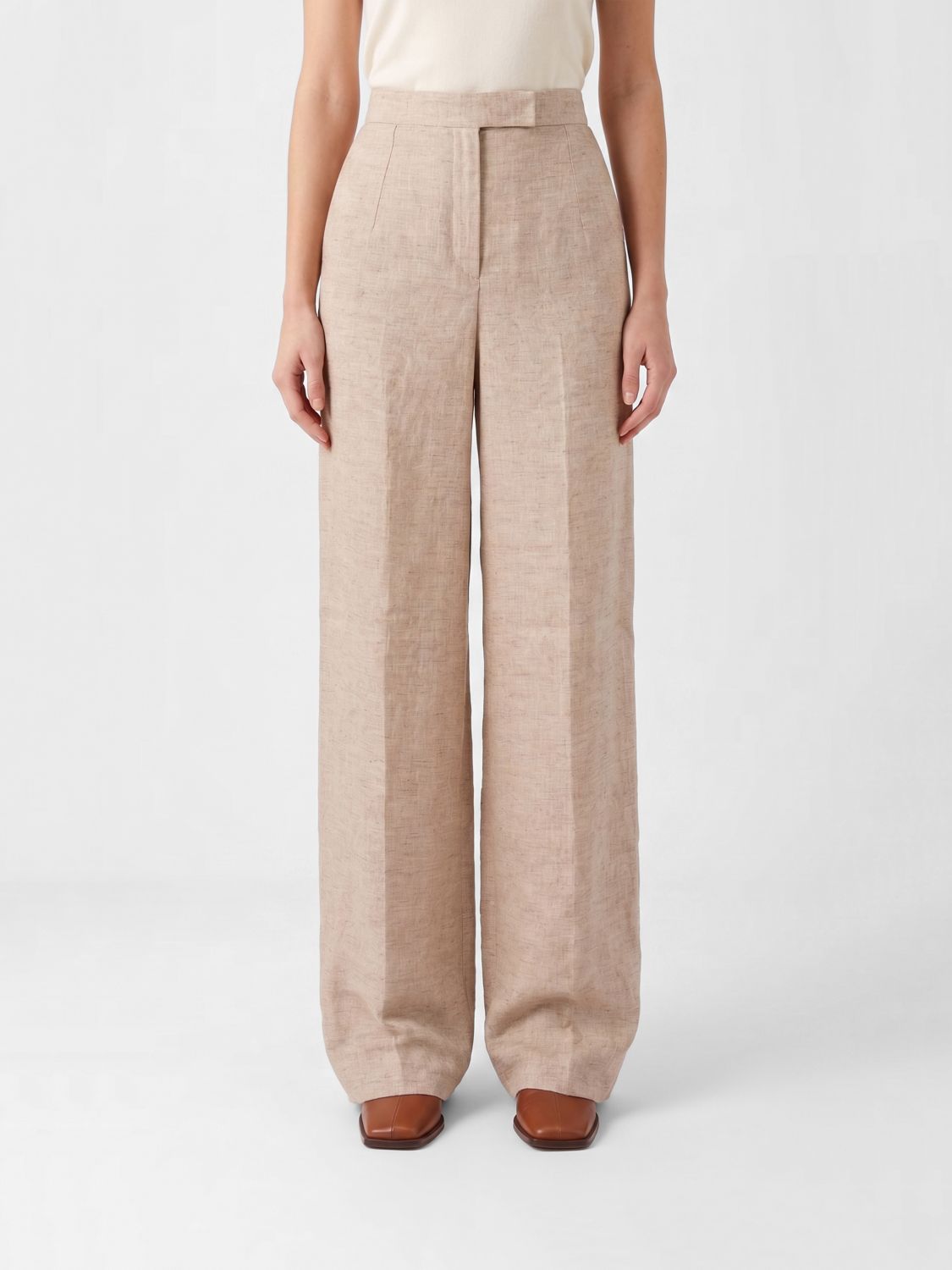 Pants Woman color Beige