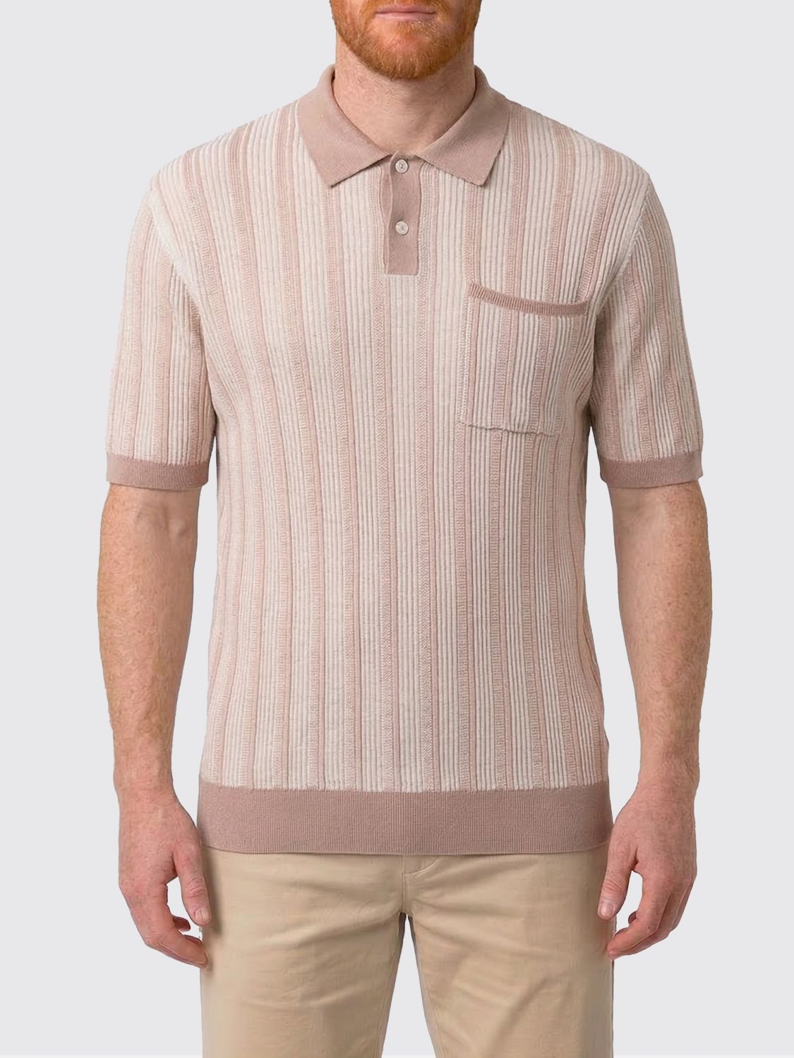 Polo Shirt Men color White