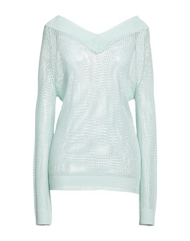 N. o.w. Andrea Rosati Cashmere Woman Sweater Light green Size L Viscose