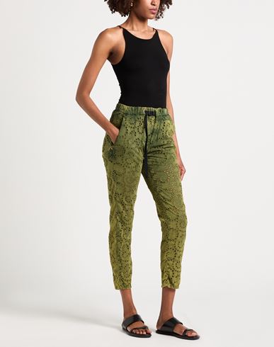 Woman Pants Military green Size 00 Cotton