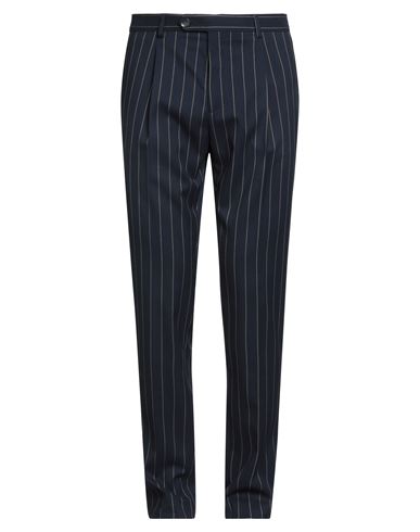 Man Pants Navy Size 40 Polyester, Viscose, Elastane