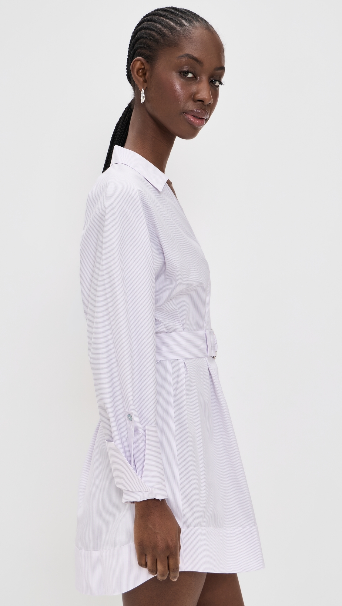 Audrey Dress Thistle Stripe