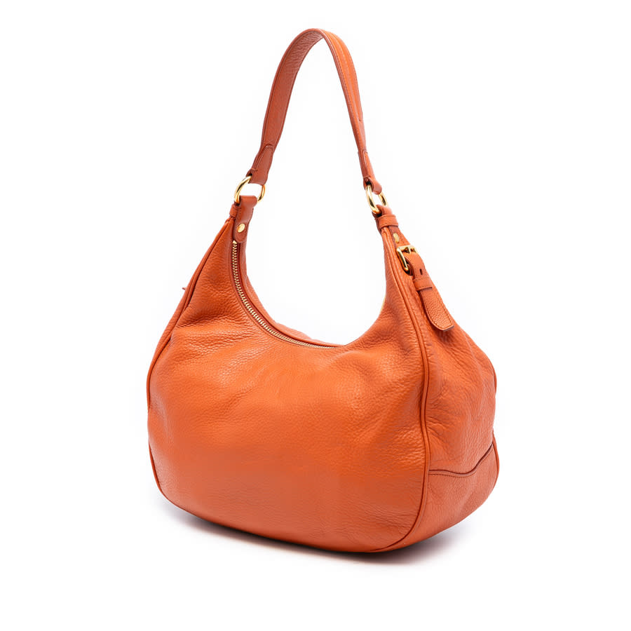 Pre-owned Vitello Daino Zip Top Hobo R6YHHH9OI5NJ8QII