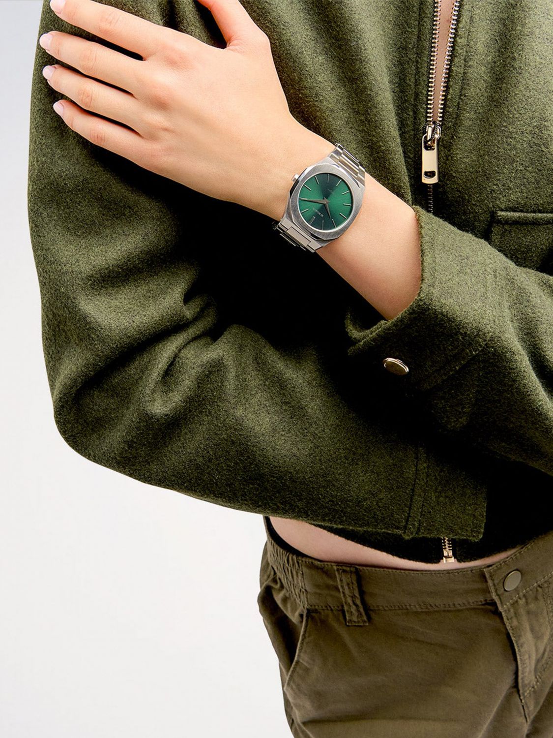 Watch Men color Green