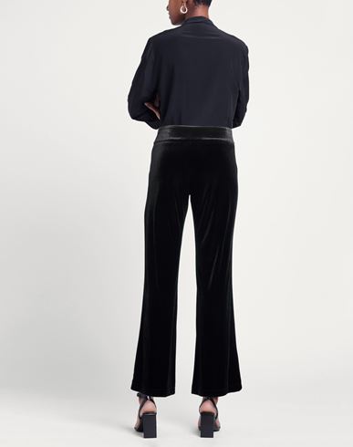 Woman Pants Black Size 6 Polyester, Elastane