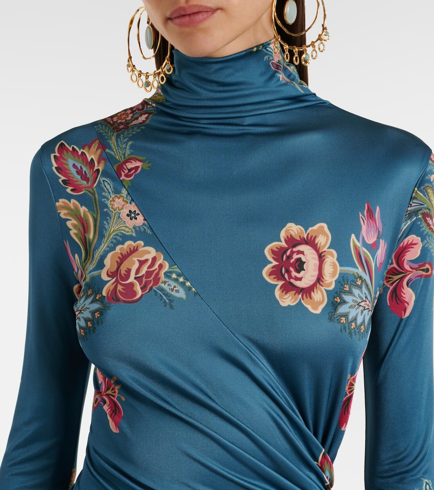 Printed midi dress