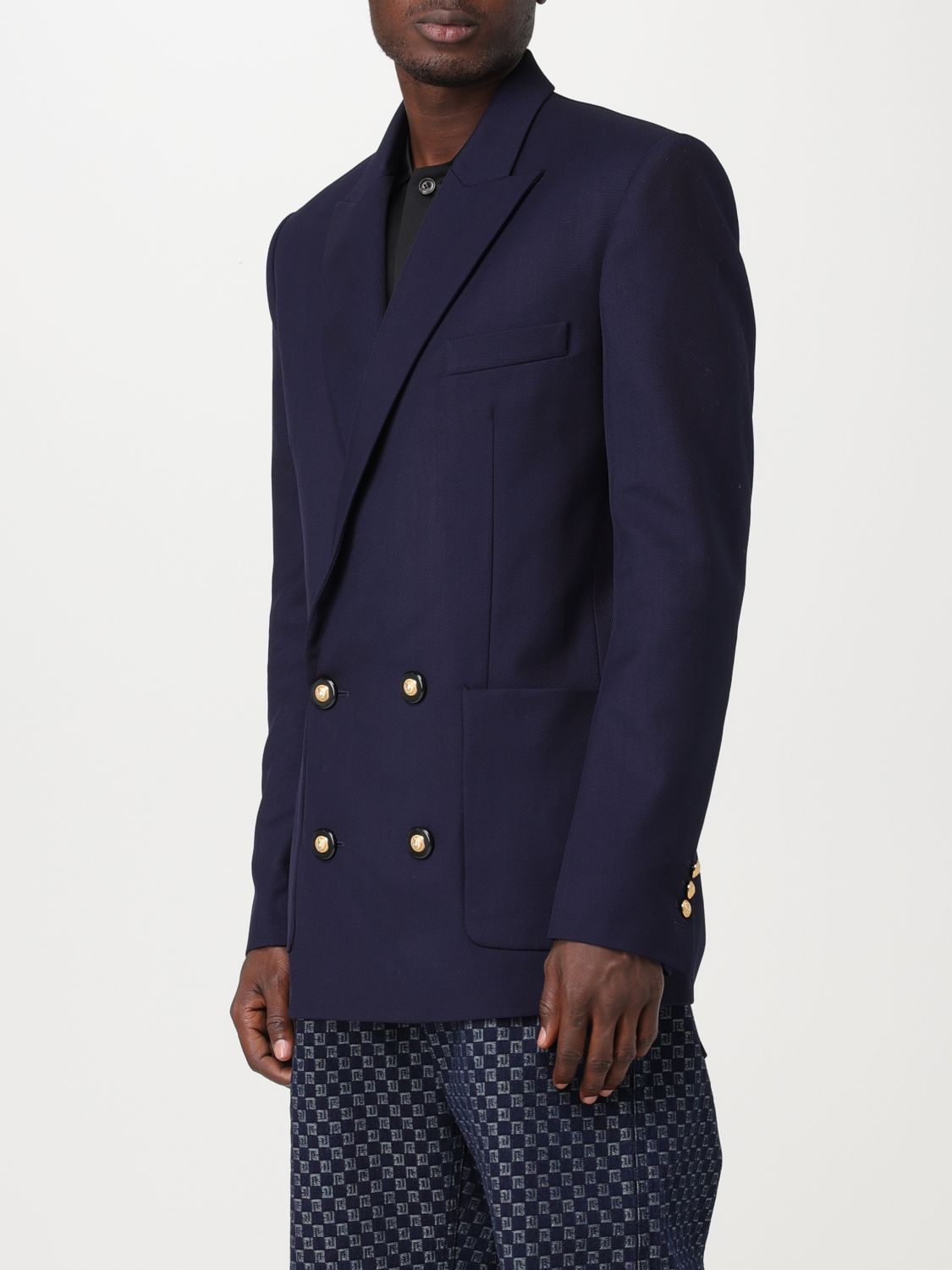 Jacket Men color Blue