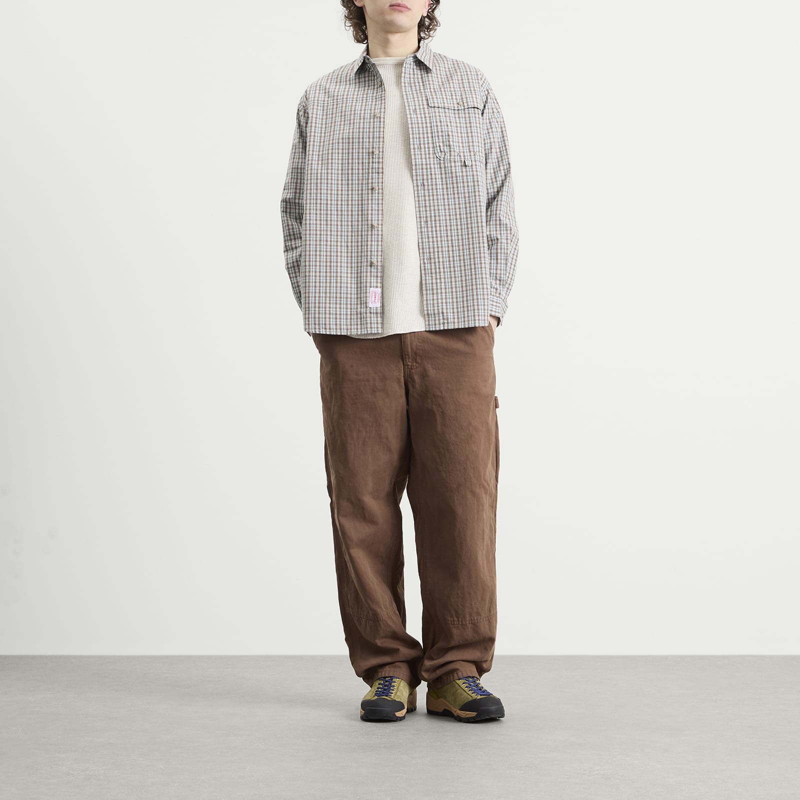Men's Poplin Millwood Shirt in Brown