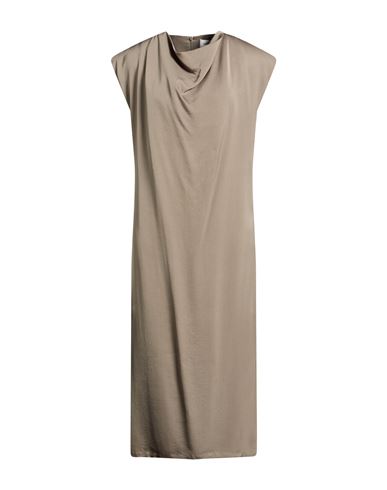 Woman Midi dress Sage green Size 4 Rayon