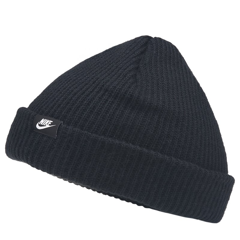 Terra Futura Cuffed Beanie Knit Hat Shoes (Black)