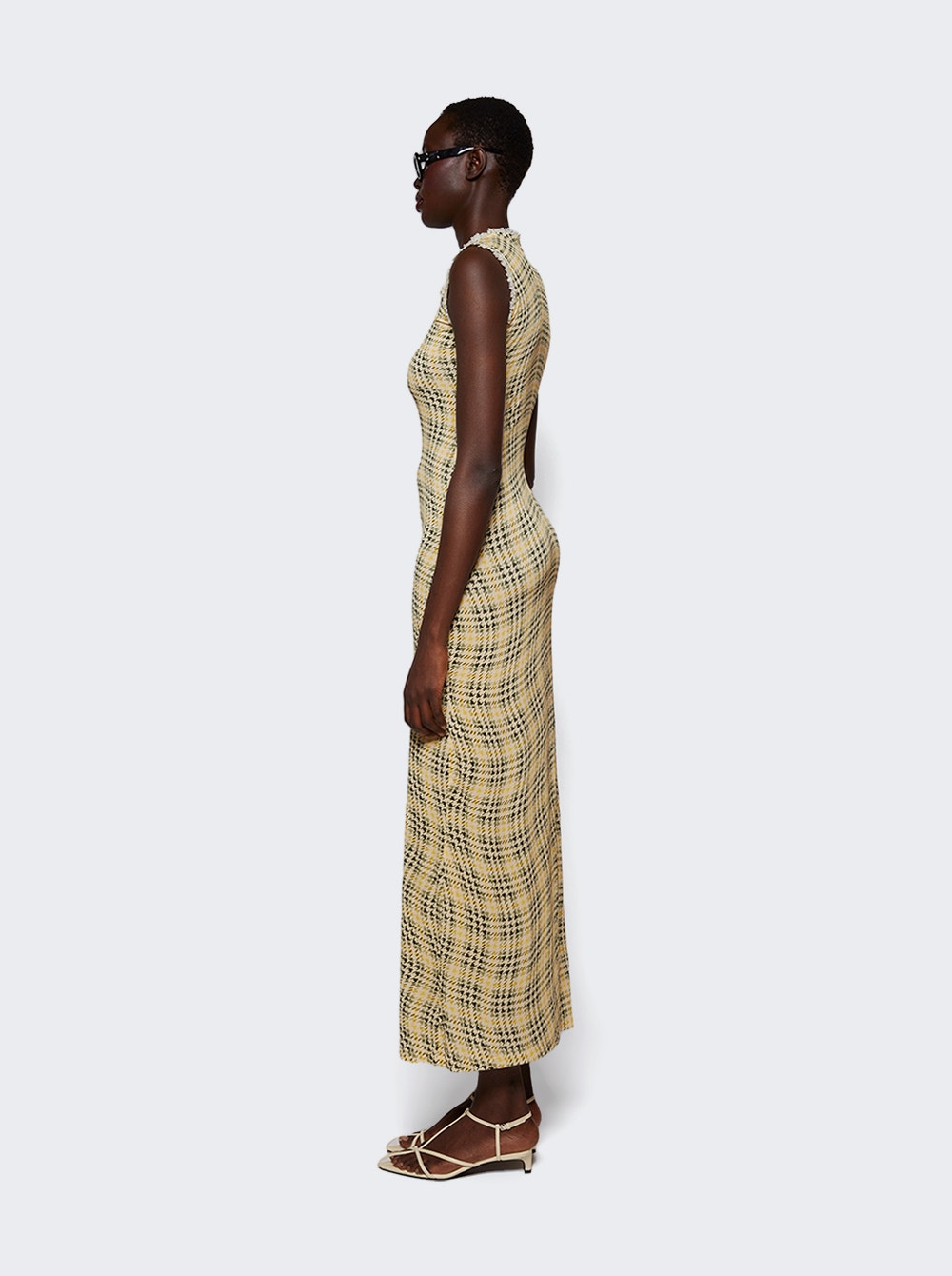 Plaid Maxi Dress Tartan And Green