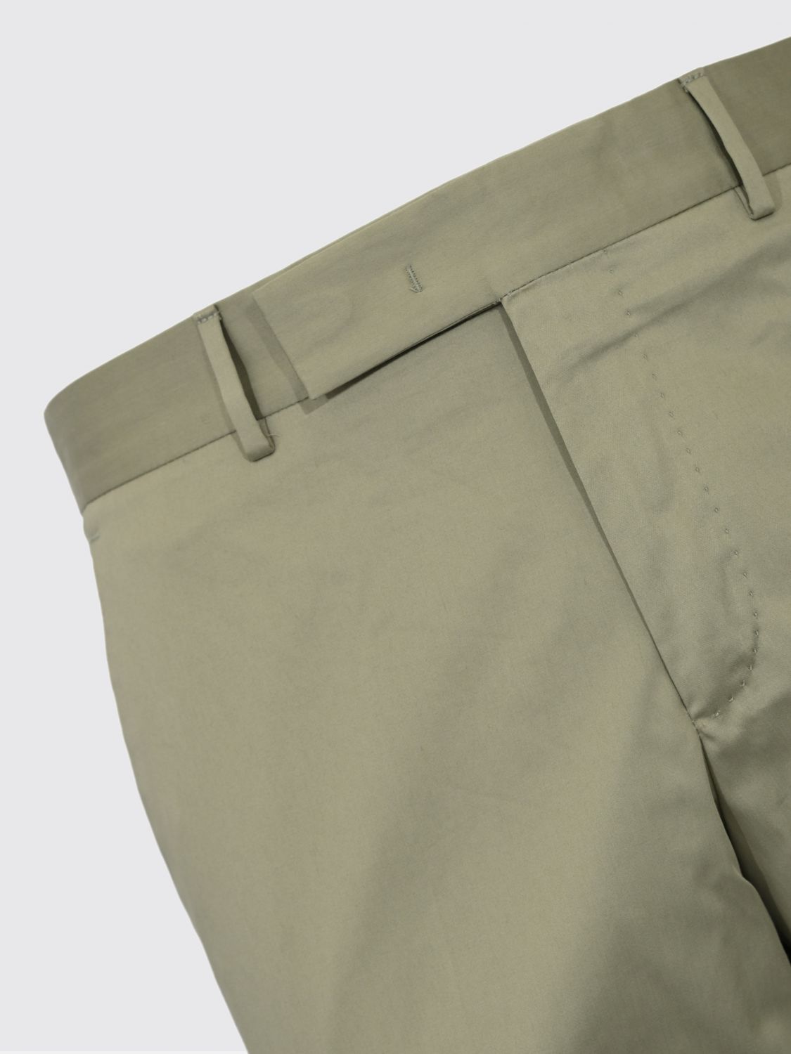 Pants Men color Green