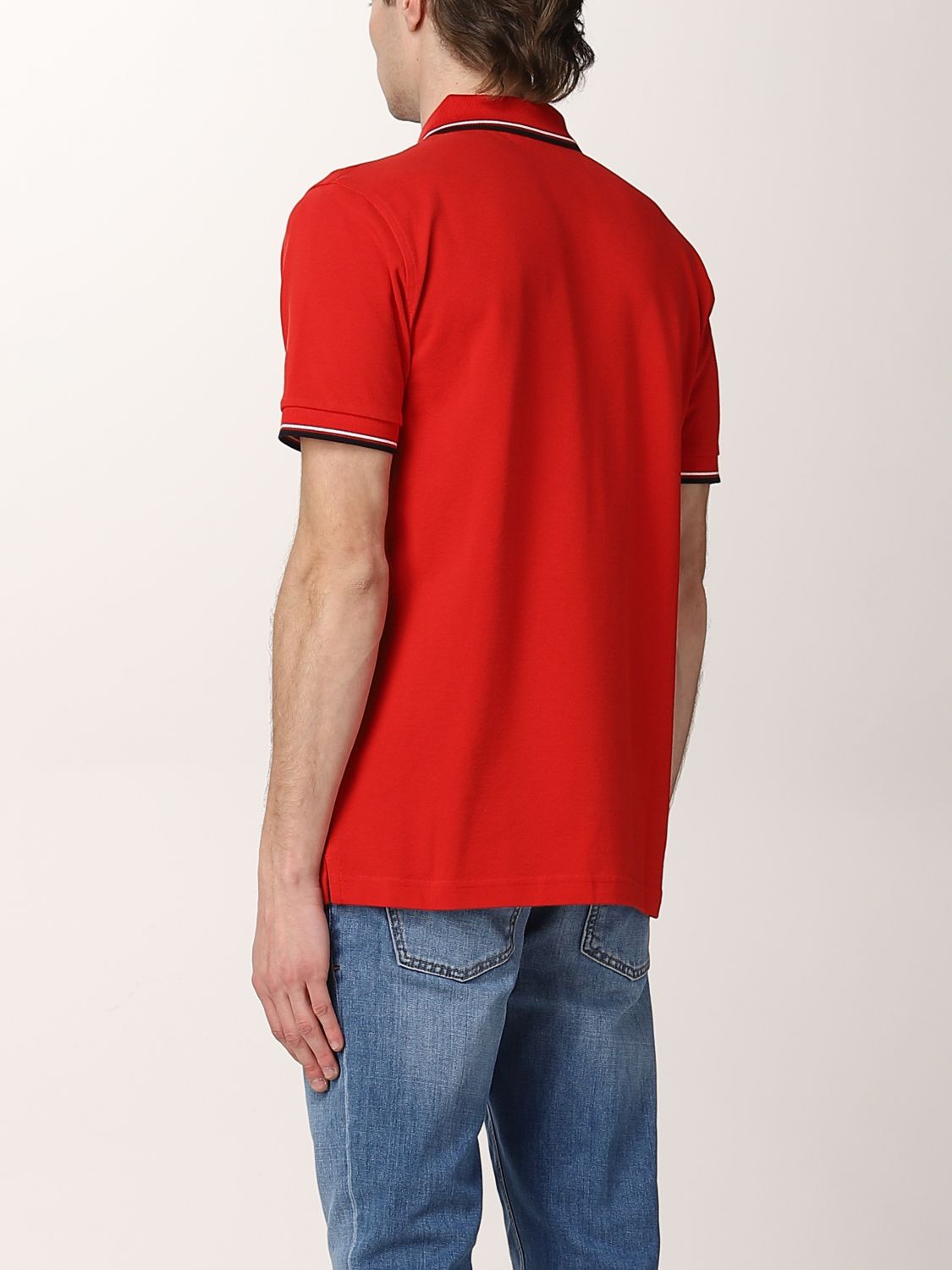 Polo shirt with embroidered logo