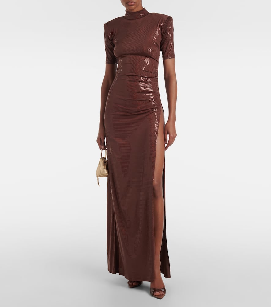 Pernille crêpe gown