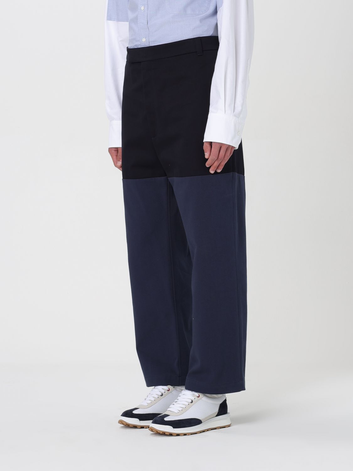 Pants Men color Blue