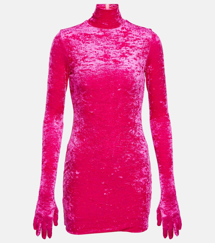 Velvet minidress