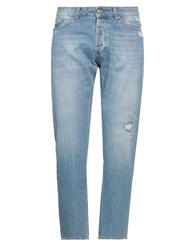 Man Jeans Blue Size 42 Cotton