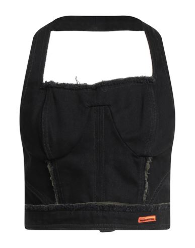 Woman Top Black Size M Cotton