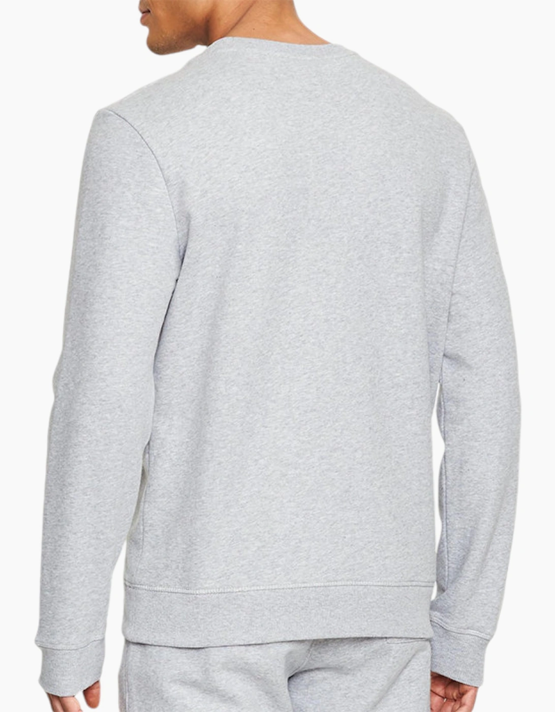 Allsaints Men's ALL SAINTS Mens Pullover Jumper Crew Neck Cotton Sweater Long Sleeve Ribbed Tops - Grey