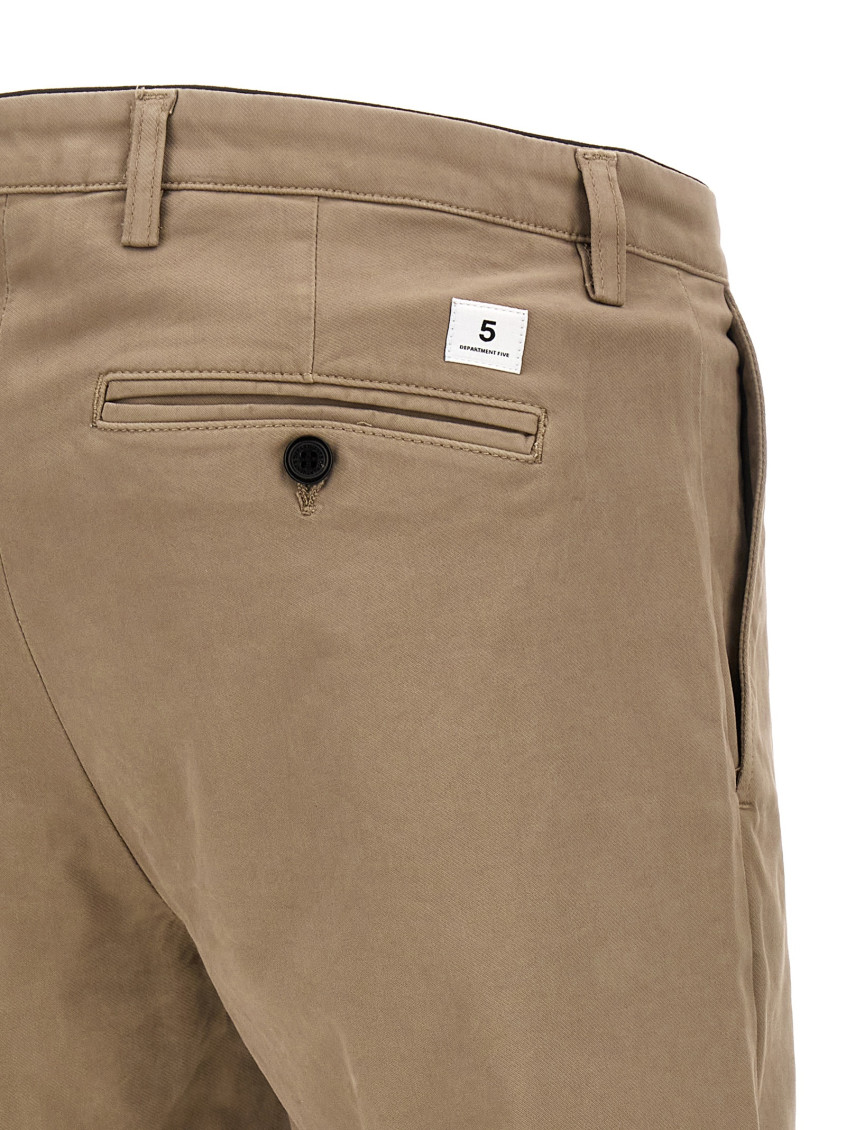 -Mike Pantaloni Beige-Uomo