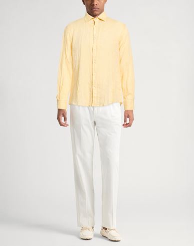 Man Shirt Marigold Size 17 ½ Linen