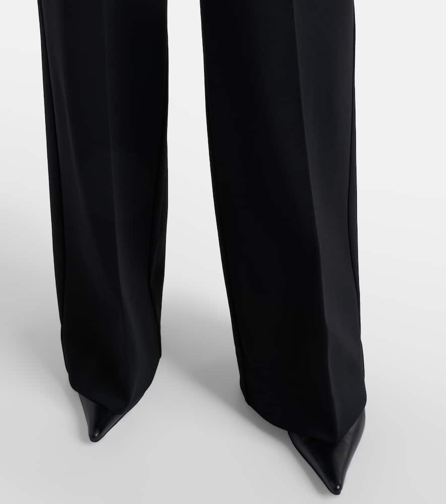 Vetusta crêpe wide-leg pants