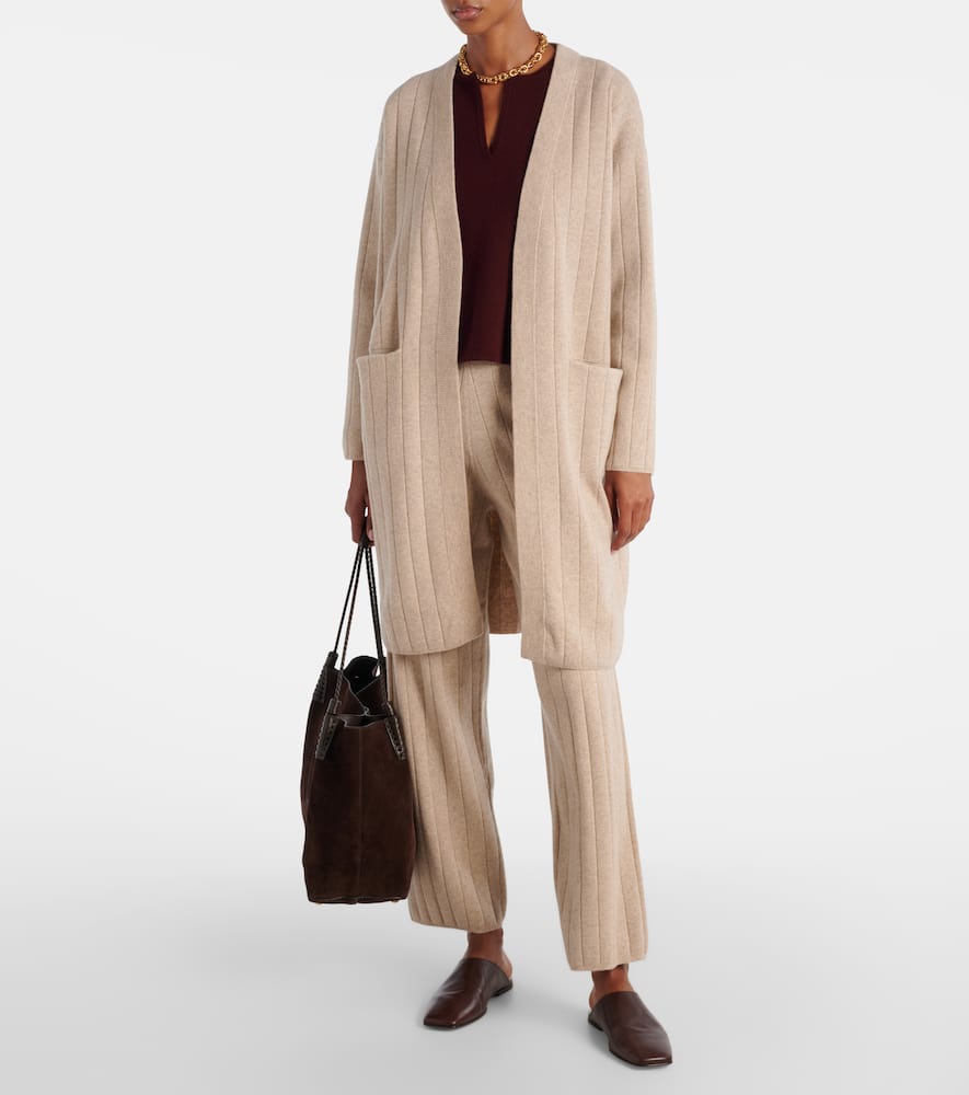 Jardin ribbed-knit cashmere sweatpants