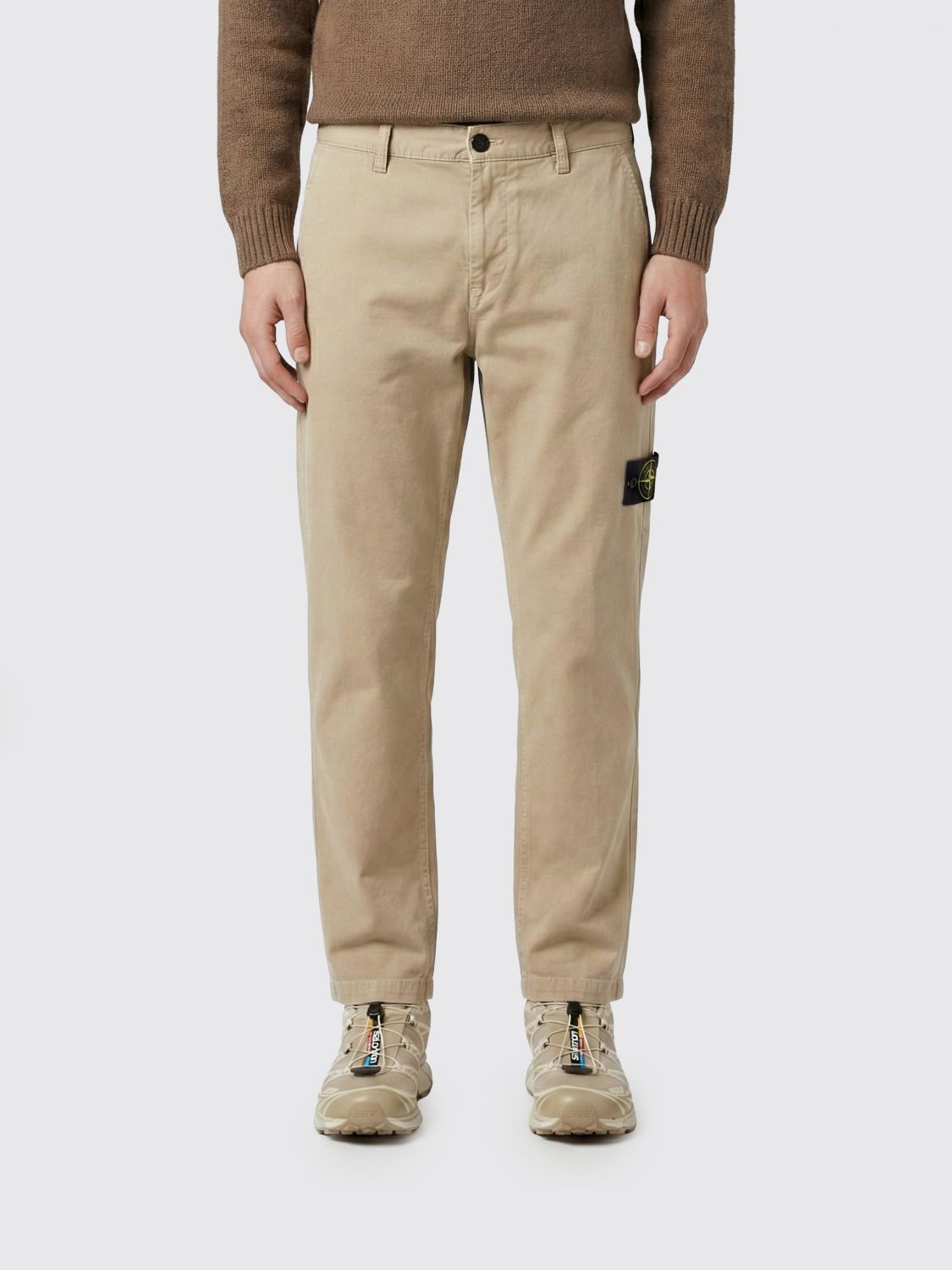 Pants Men color Beige