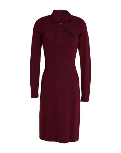 Woman Mini dress Garnet Size M Virgin Wool