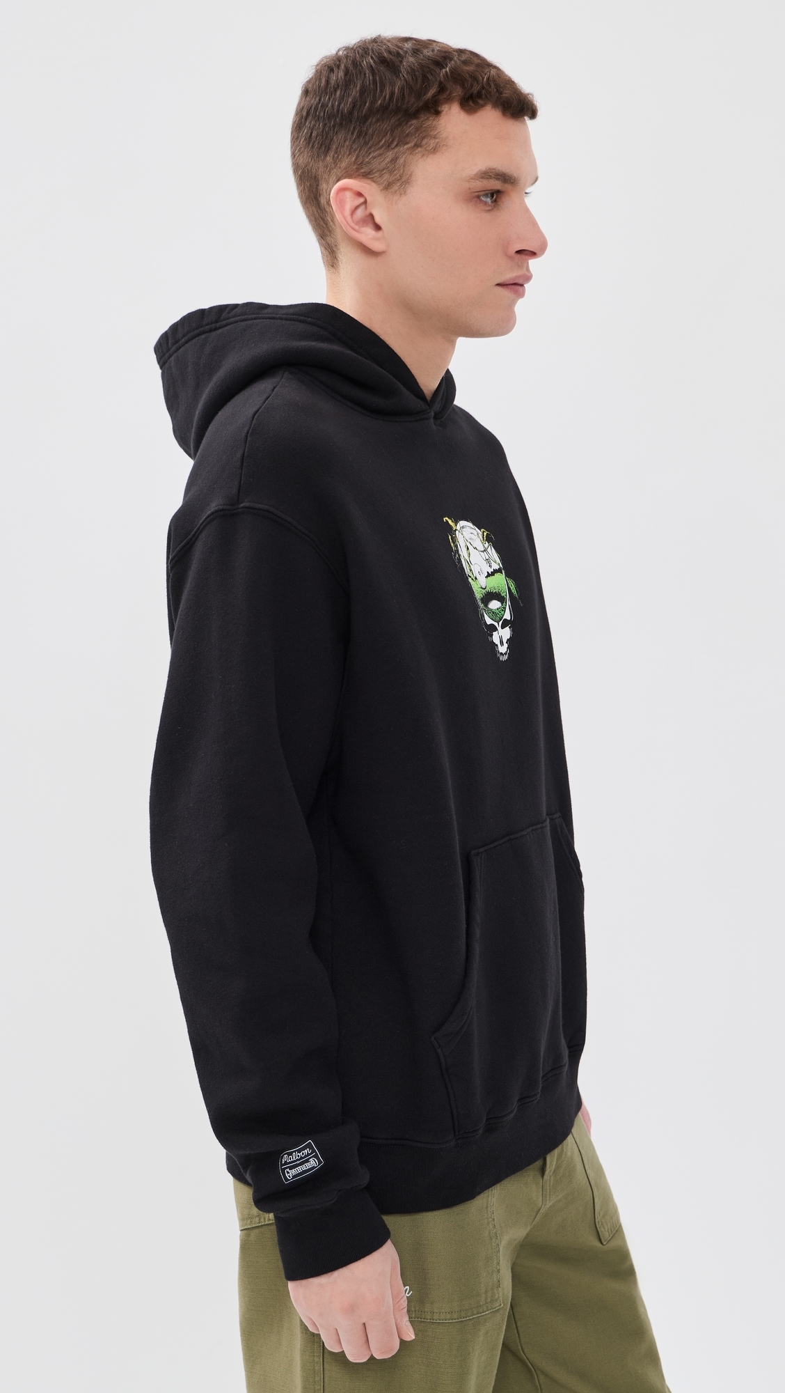 Malbon x Grateful Dead Fesque Hoodie Black