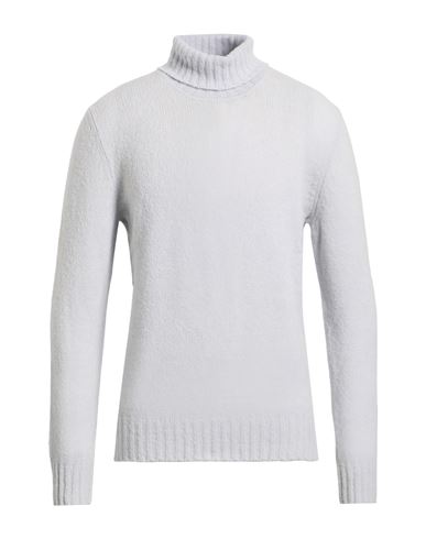 Man Turtleneck Light grey Size 48 Virgin Wool, Polyamide