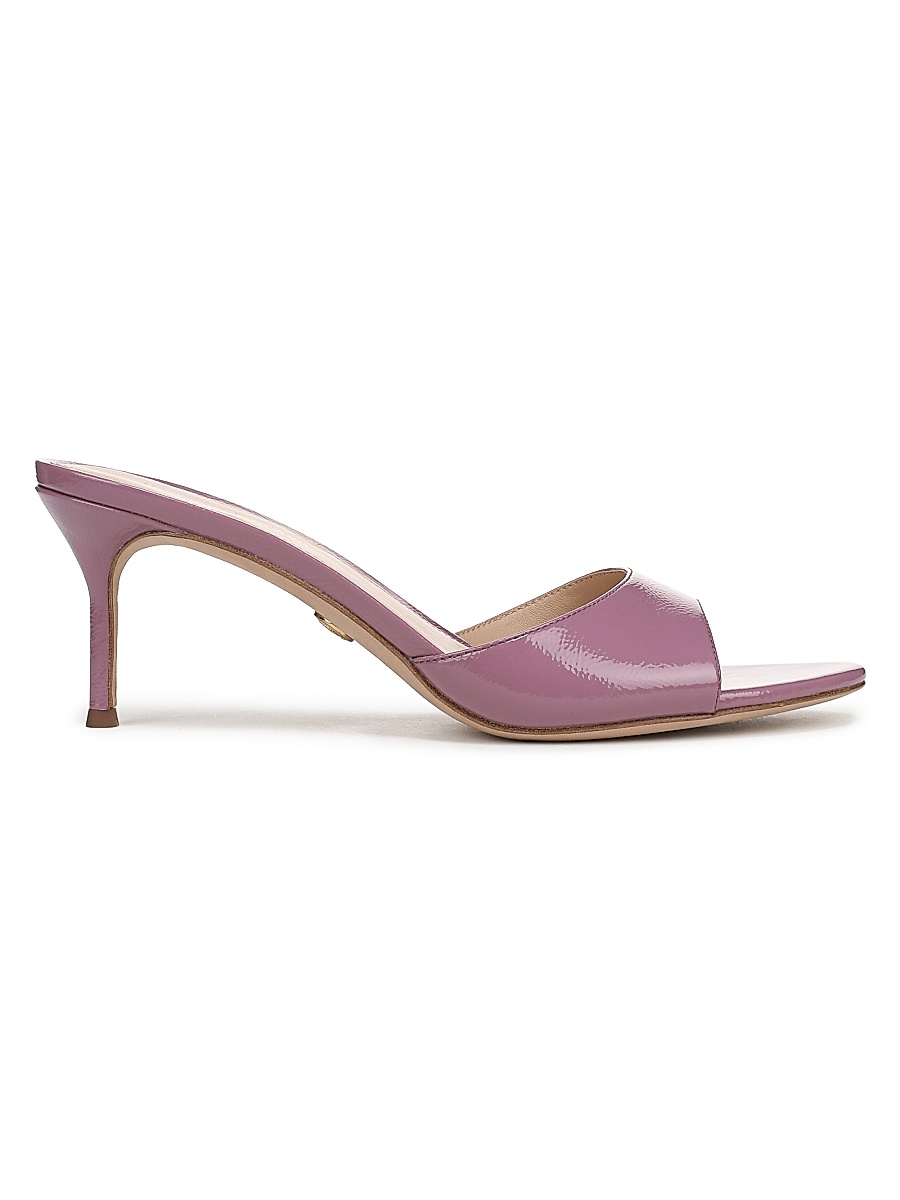 Women's Tia 65MM Patent Leather Mules - Orchid Haze