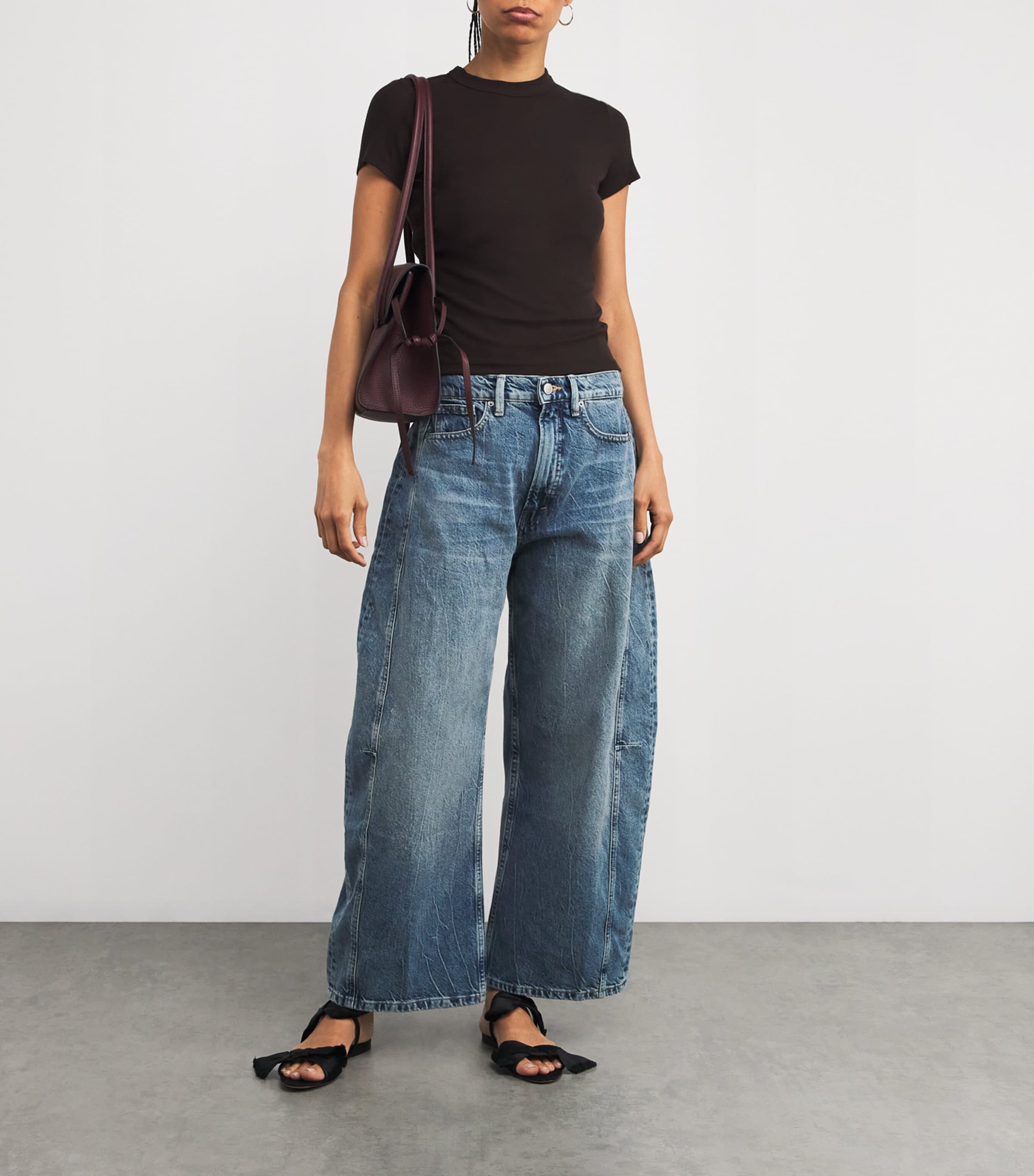 Good American Good Extreme Barrel Jeans
