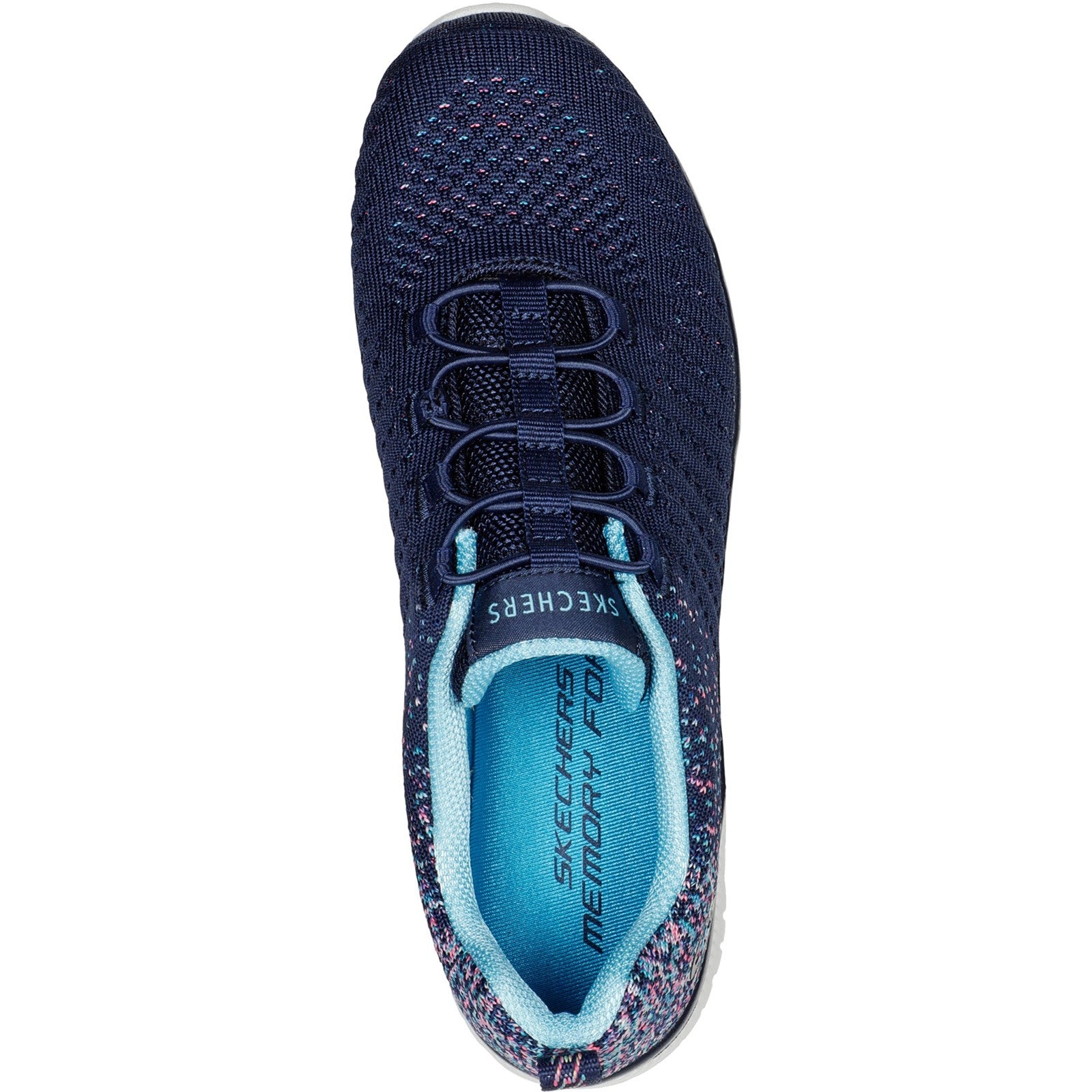 Skechers Womens Virtue 104411-Nvbl Navy/Blue Slip on Shoe