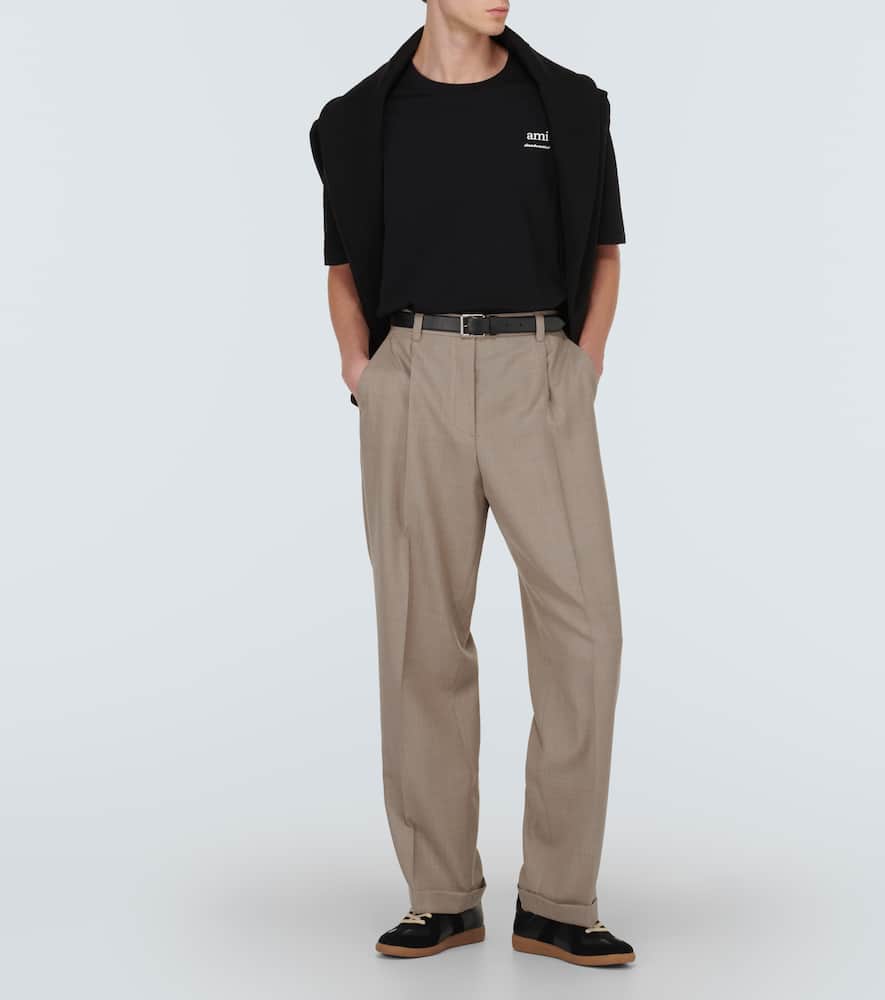 Ami Paris Logo cotton jersey T-shirt