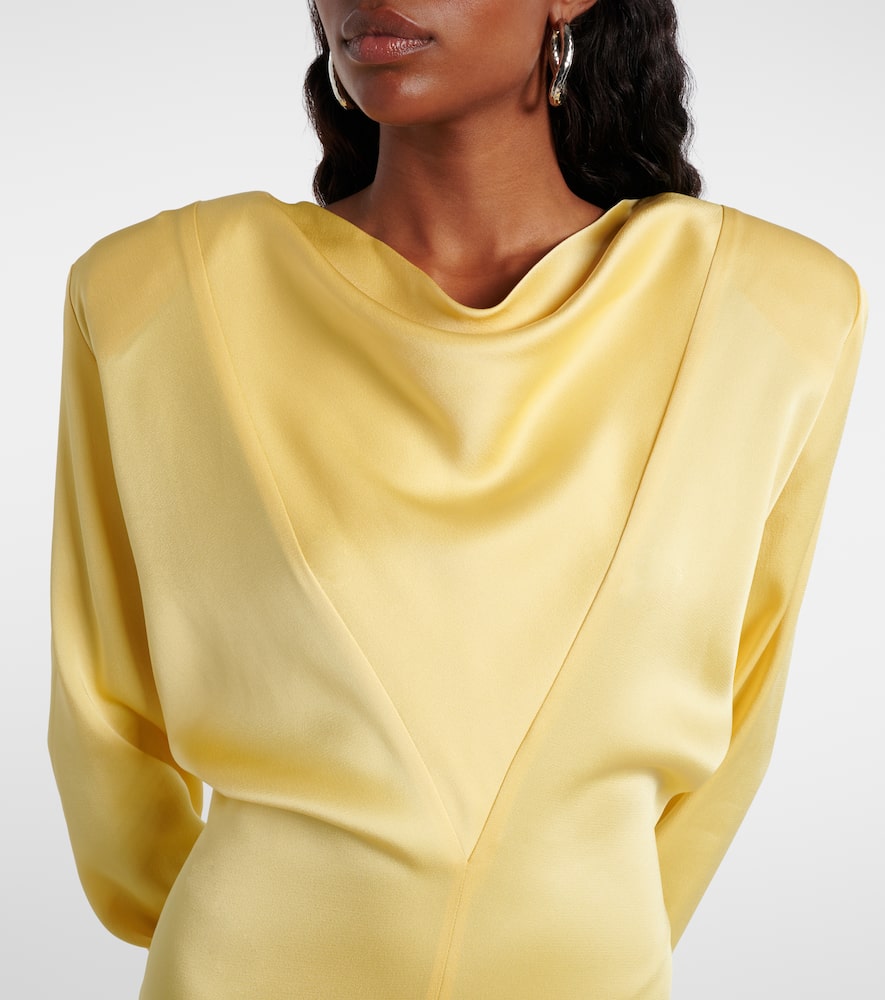 Satin gown