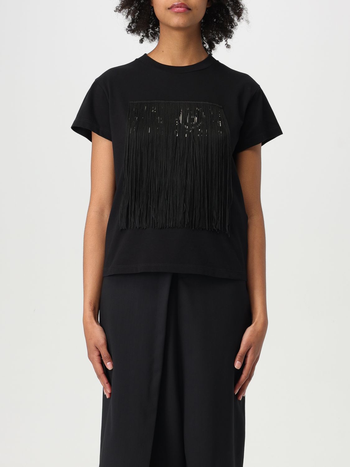 Round neck T-shirt - Black