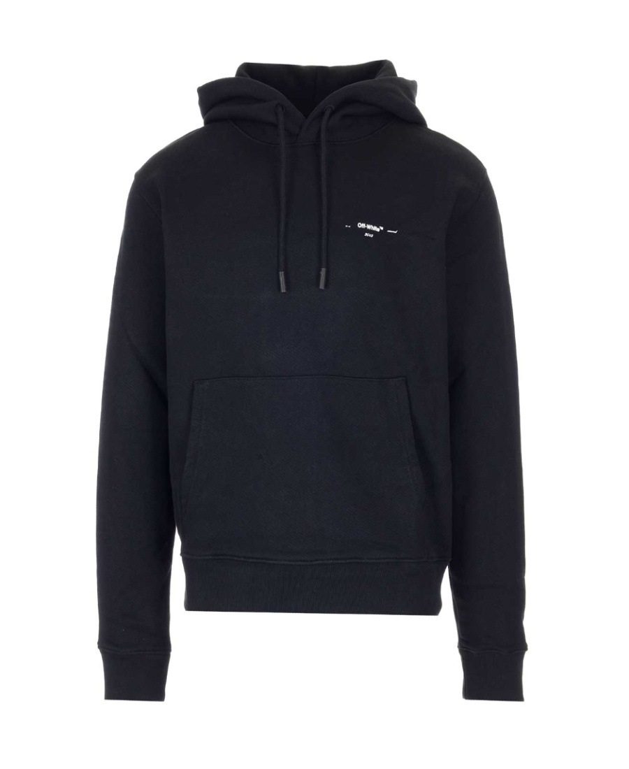 Black Logo hooded sweater