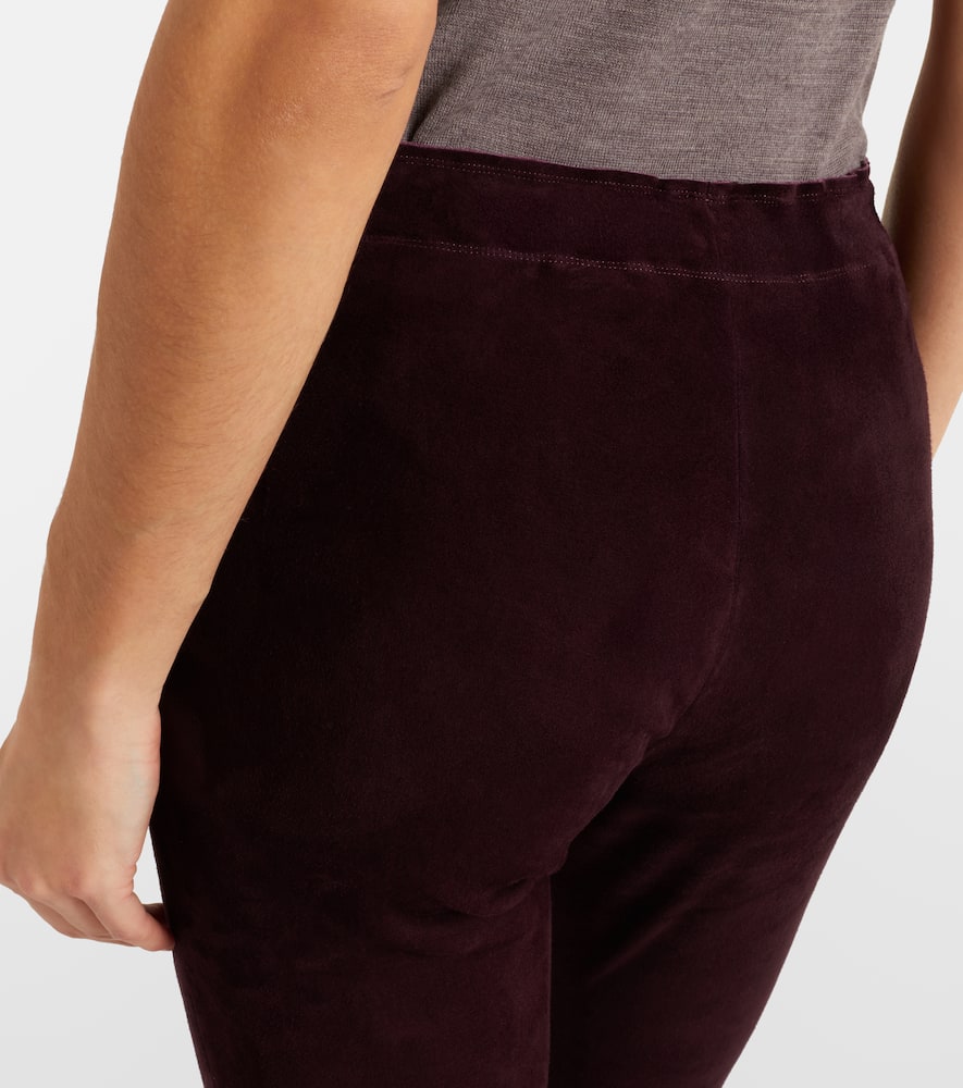 Carolyn suede leggings