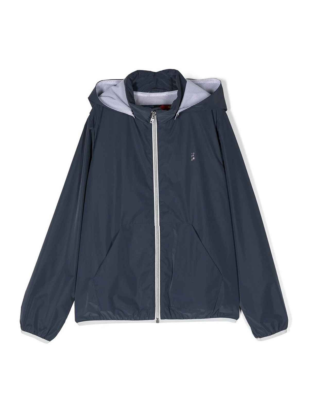 Zip-up hooded jacket