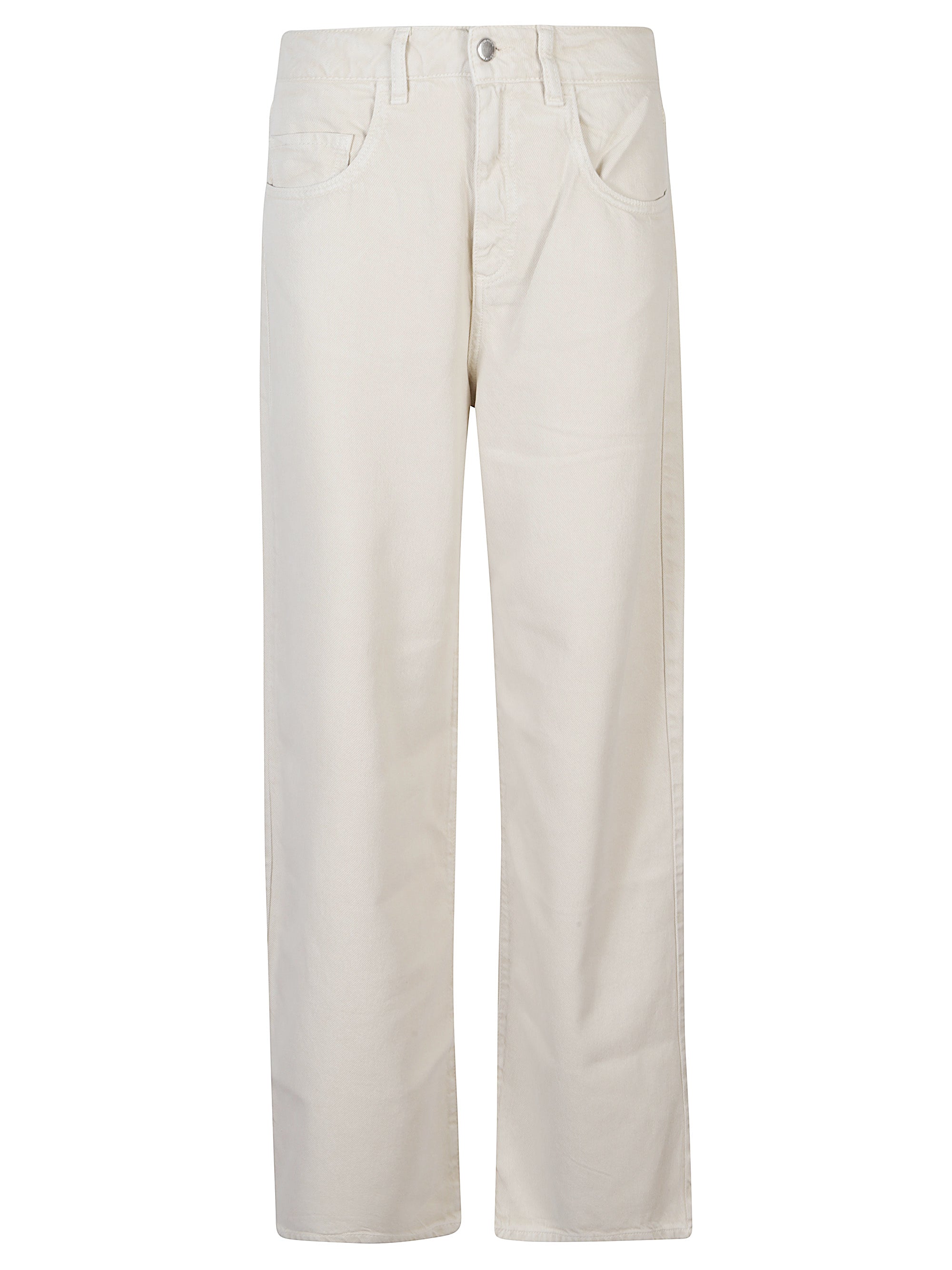 Wide Leg High-Waisted Denim Pants
