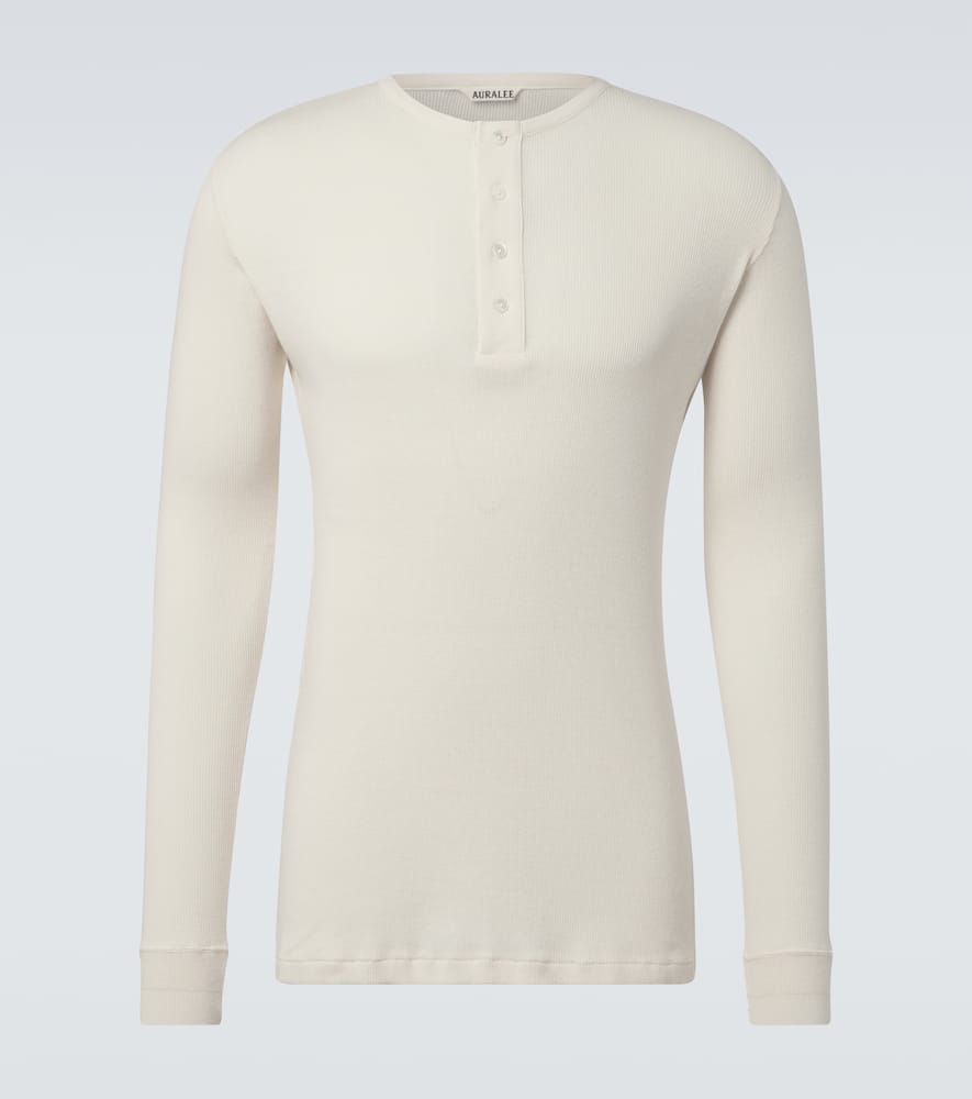 Cotton Henley shirt