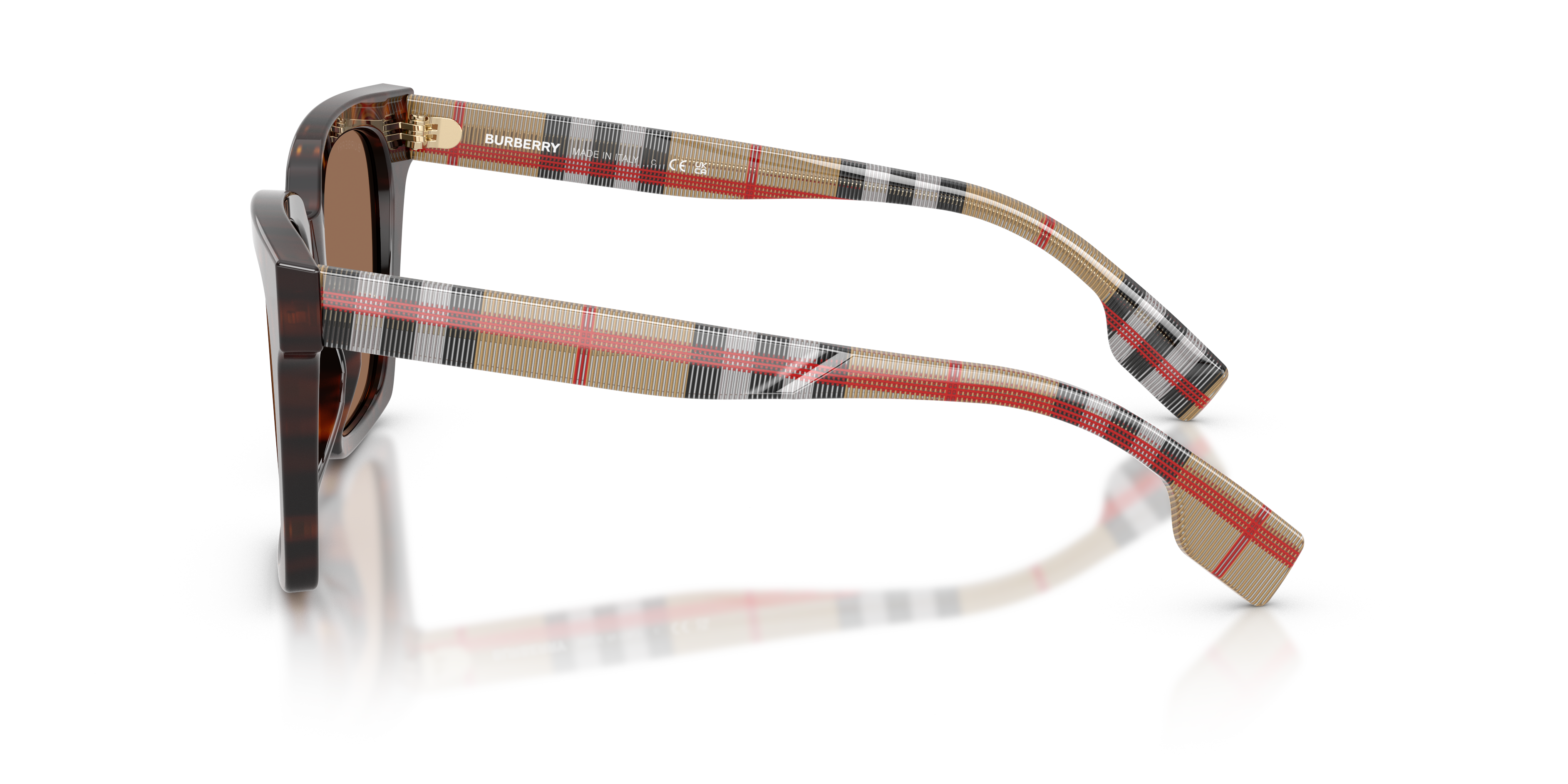 Burberry Donna Burberry BE4335 MAPLE 390373 Occhiali da sole Acetato Marrone Marrone Squadrata Normale